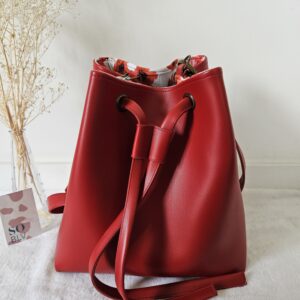 Sac So simili-cuir rouge
