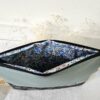 Pochette marine et bleu clair en simili-cuir – Image 2