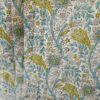 Sac Cabas en tissu indien vert/bleu/blanc cassé – Image 3