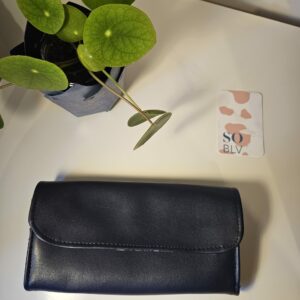 Portefeuille Compagnon marine intérieur coton fleuri