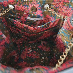 Sac Nomad simili-cuir vert épais doublé coton